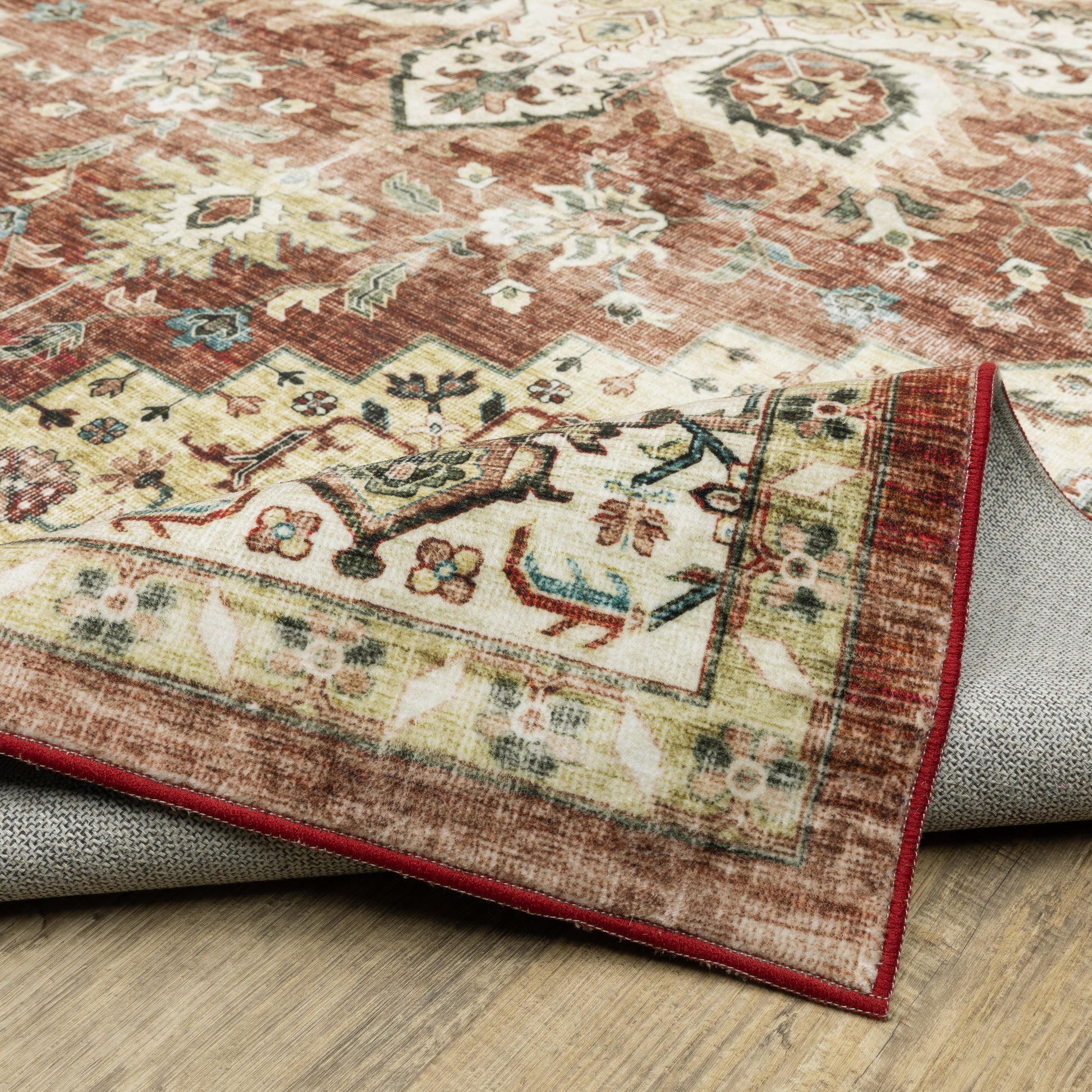 Oriental Weavers Sumter  Red Ivory Traditional