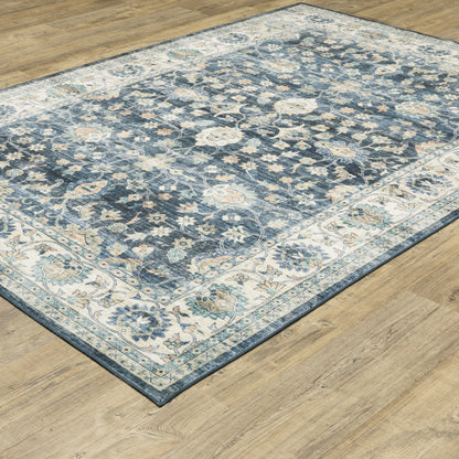 Oriental Weavers Sumter  Blue Ivory Traditional