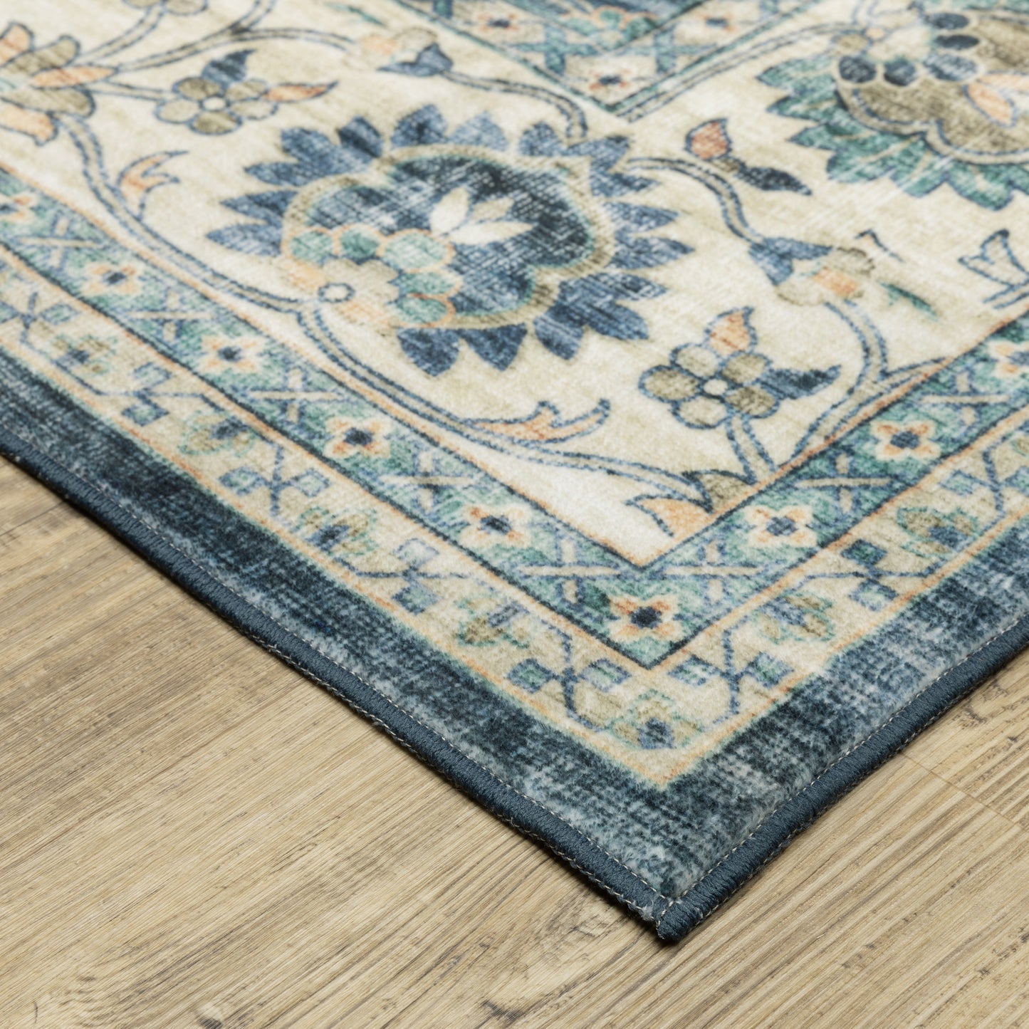 Oriental Weavers Sumter  Blue Ivory Traditional