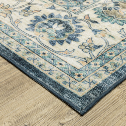 Oriental Weavers Sumter  Blue Ivory Traditional