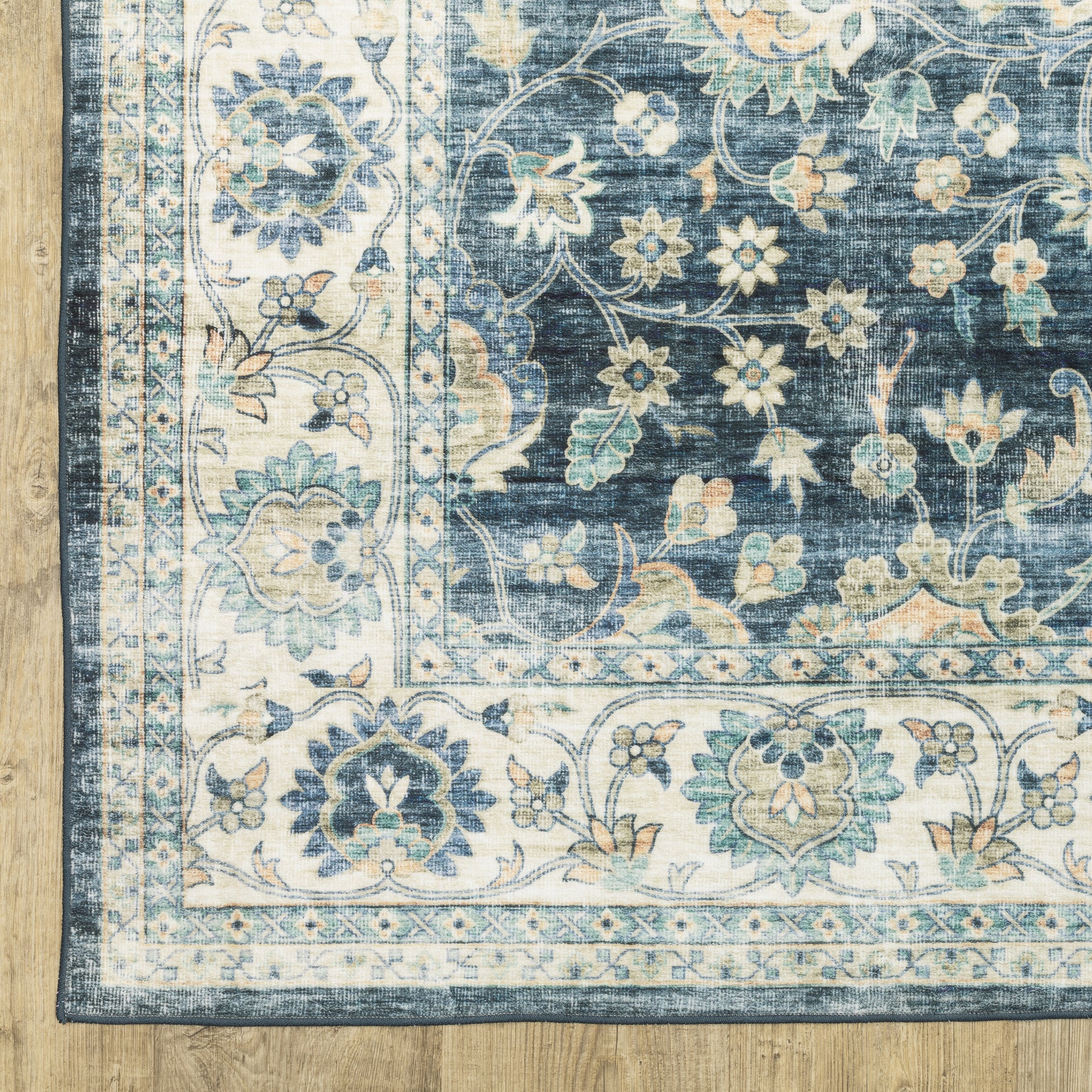 Oriental Weavers Sumter  Blue Ivory Traditional