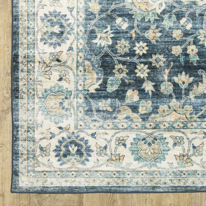 Oriental Weavers Sumter  Blue Ivory Traditional