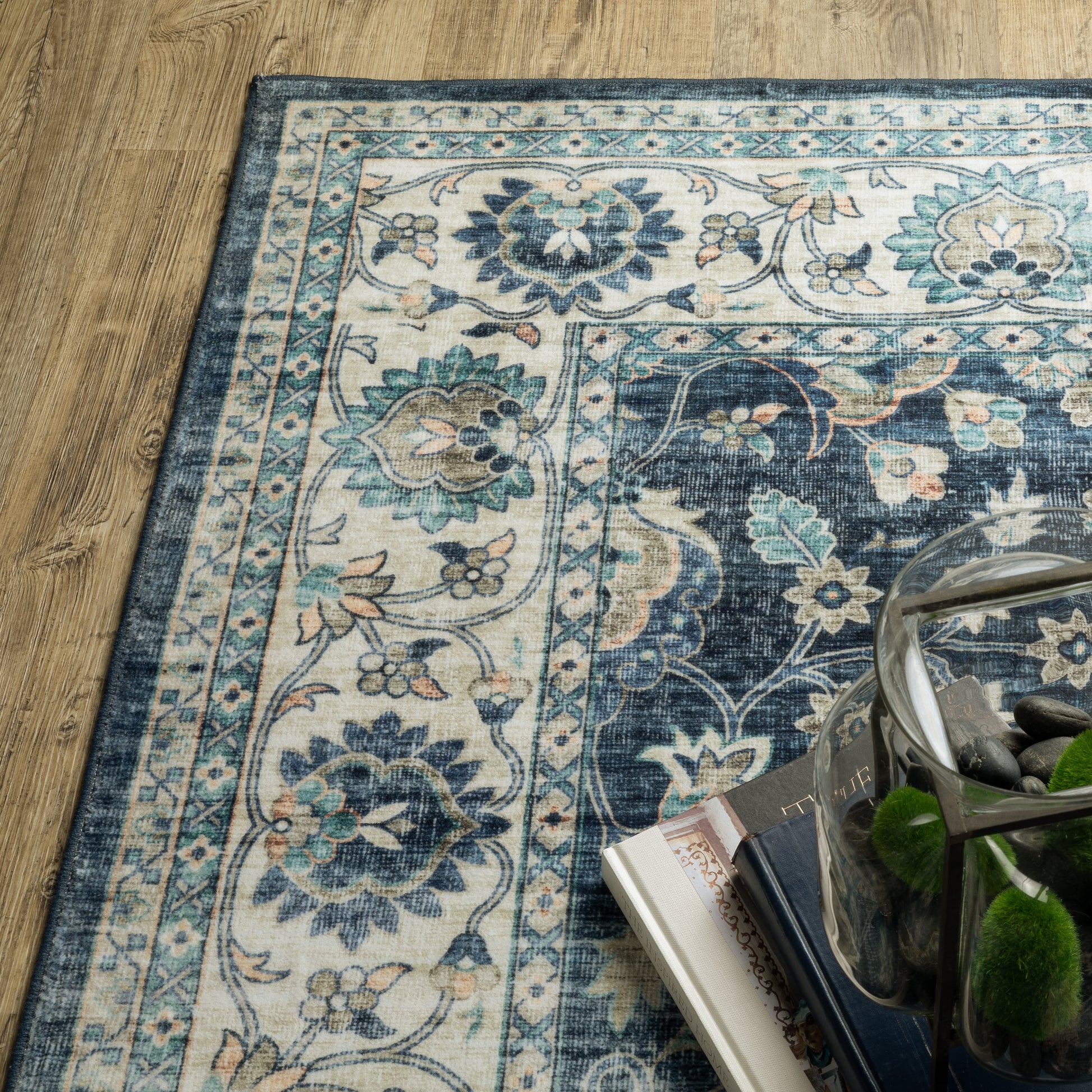 Oriental Weavers Sumter  Blue Ivory Traditional