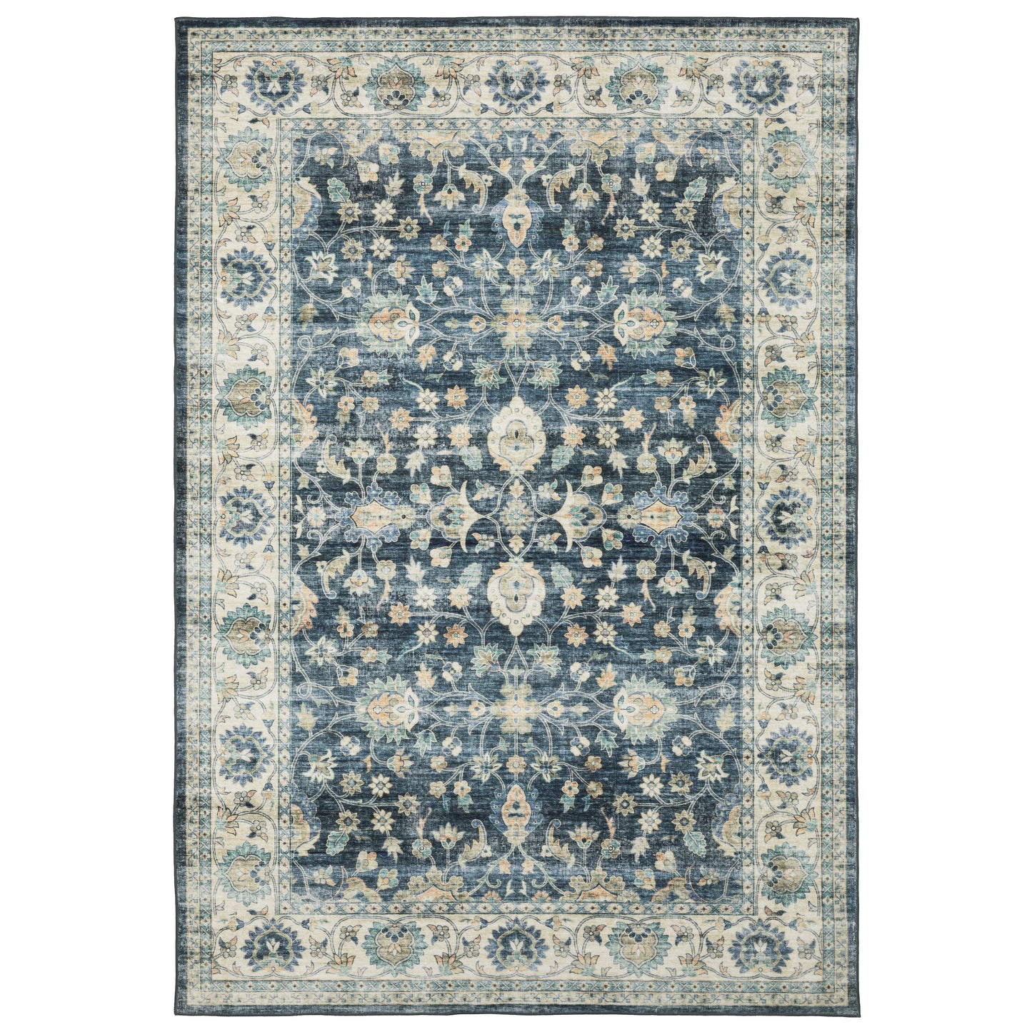 Oriental Weavers Sumter  Blue Ivory Traditional