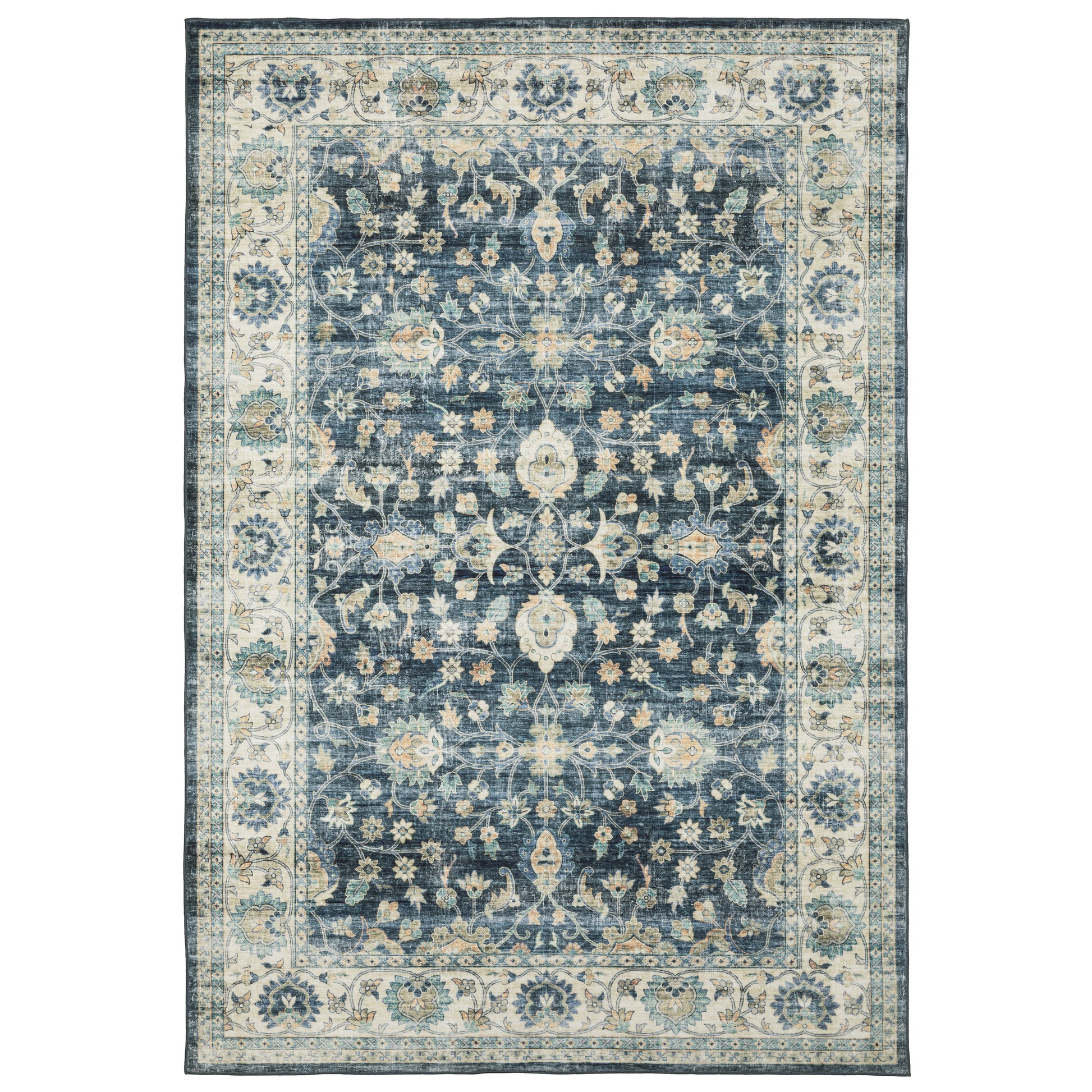 Oriental Weavers Sumter  Blue Ivory Traditional