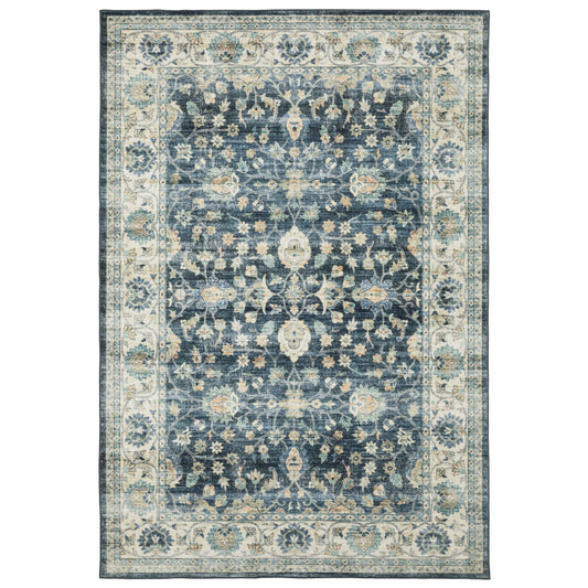 Oriental Weavers Sumter  Blue Ivory Traditional