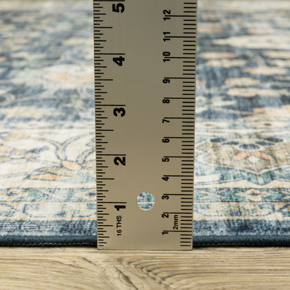 Oriental Weavers Sumter  Blue Ivory Traditional