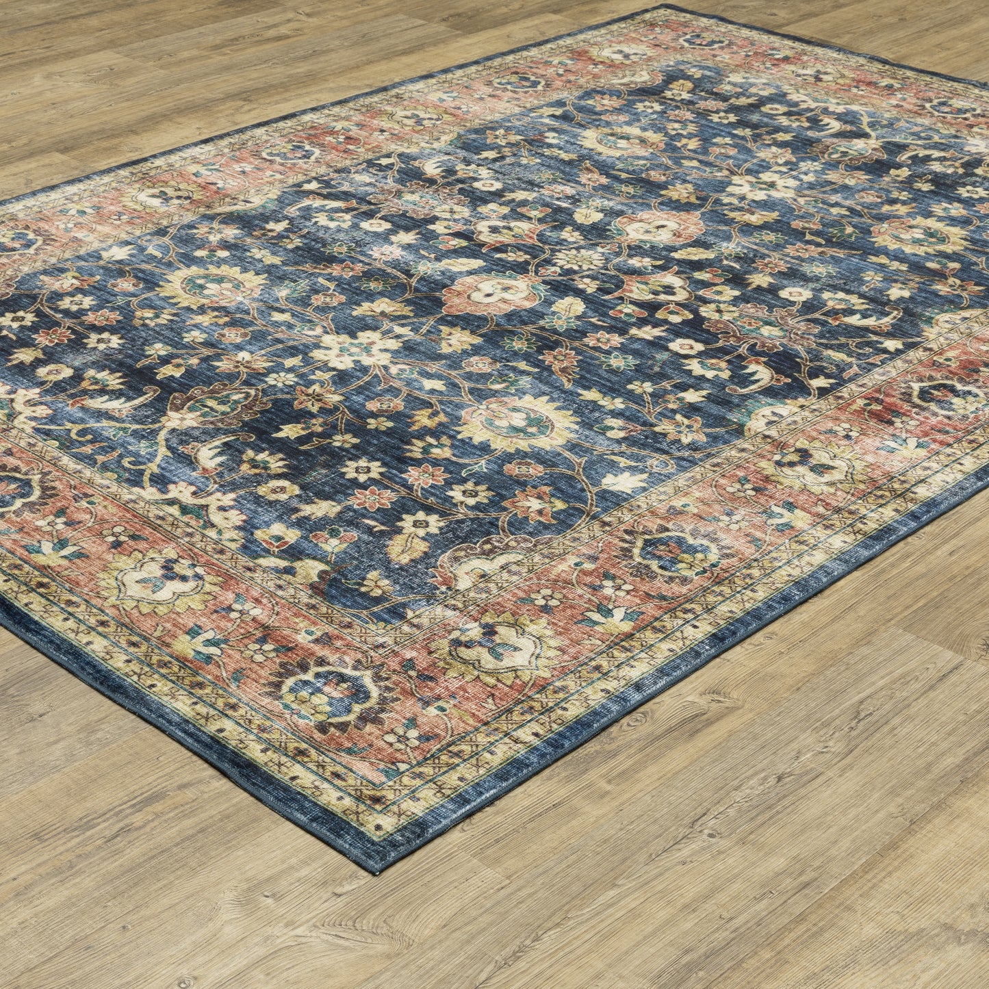 Oriental Weavers Sumter  Blue Rust Traditional