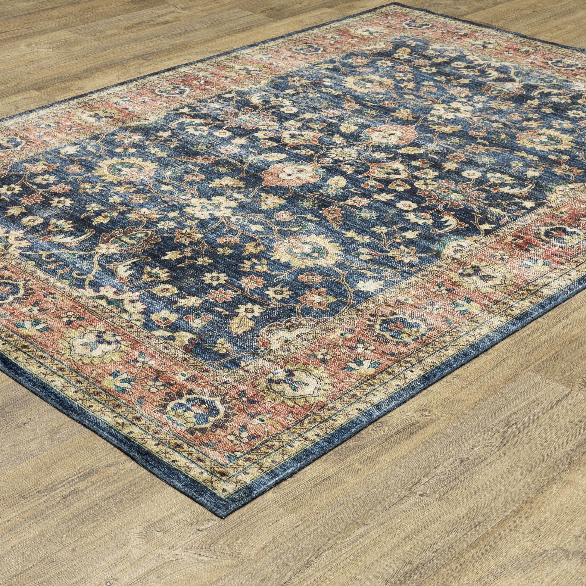 Oriental Weavers Sumter  Blue Rust Traditional