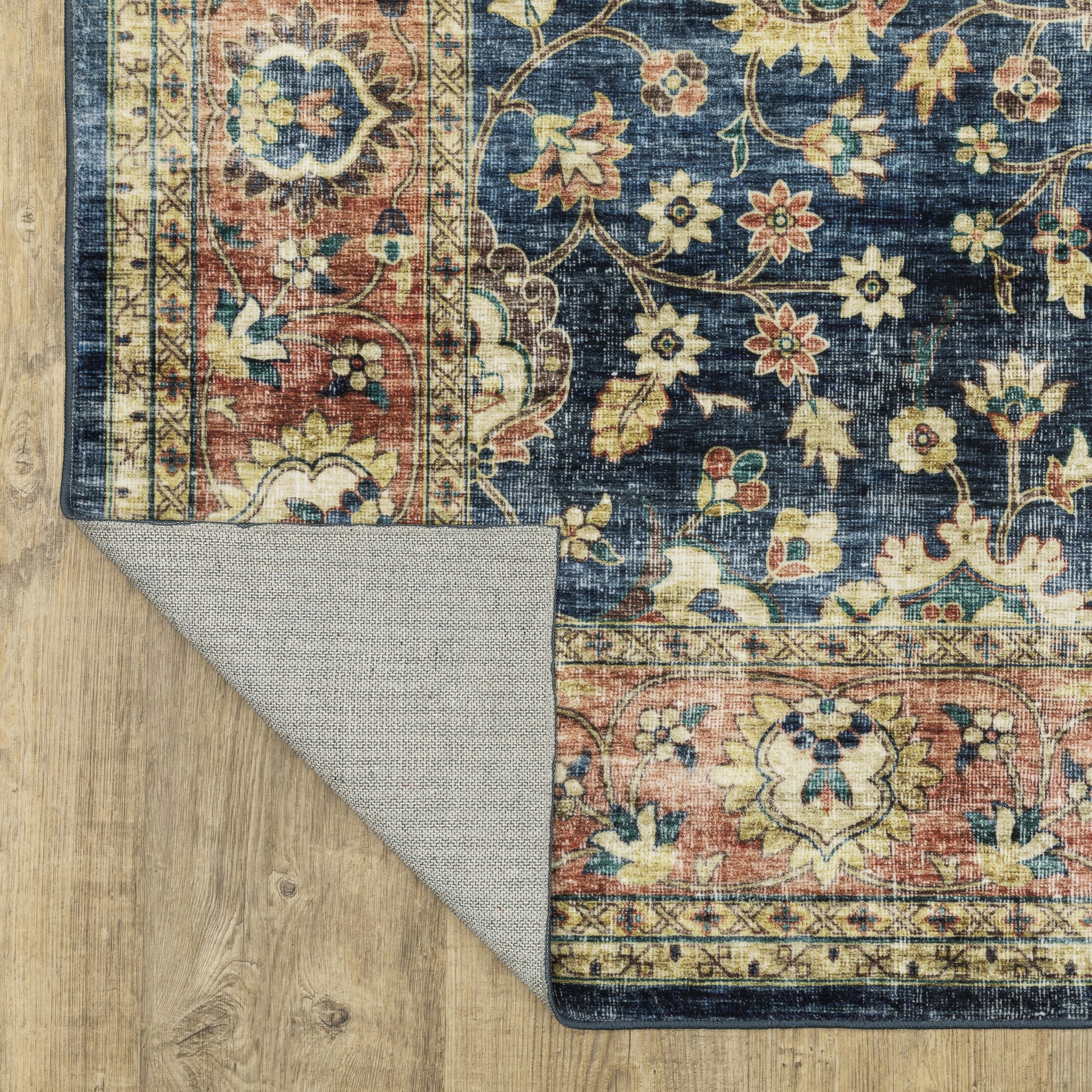 Oriental Weavers Sumter  Blue Rust Traditional