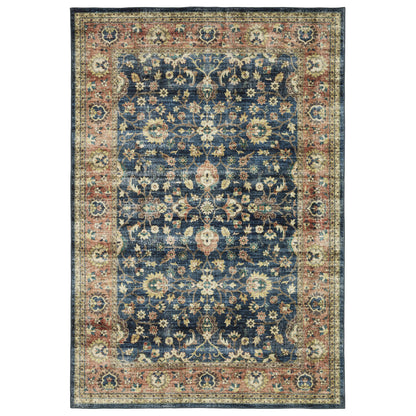 Oriental Weavers Sumter  Blue Rust Traditional