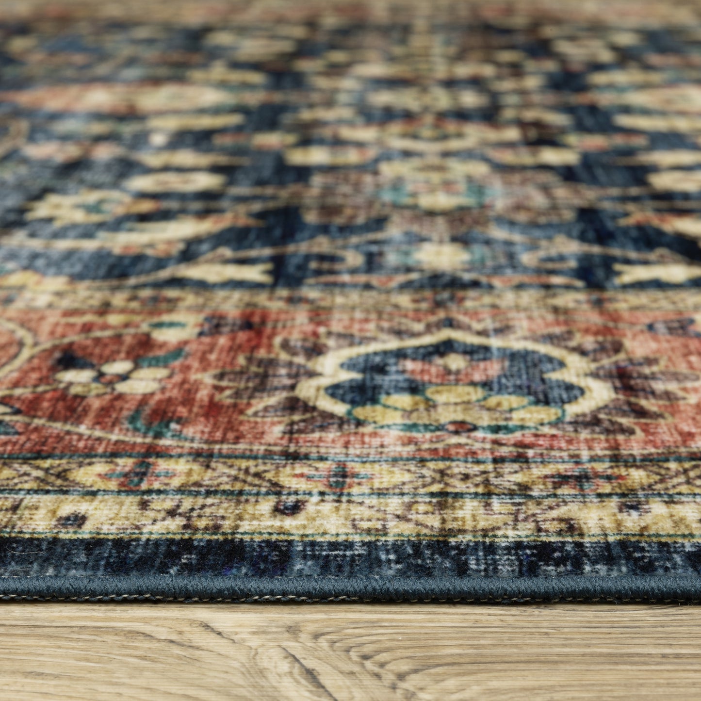 Oriental Weavers Sumter  Blue Rust Traditional