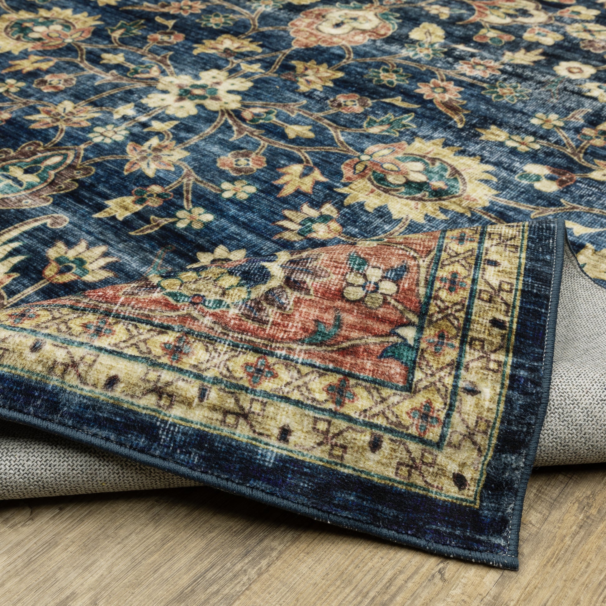 Oriental Weavers Sumter  Blue Rust Traditional