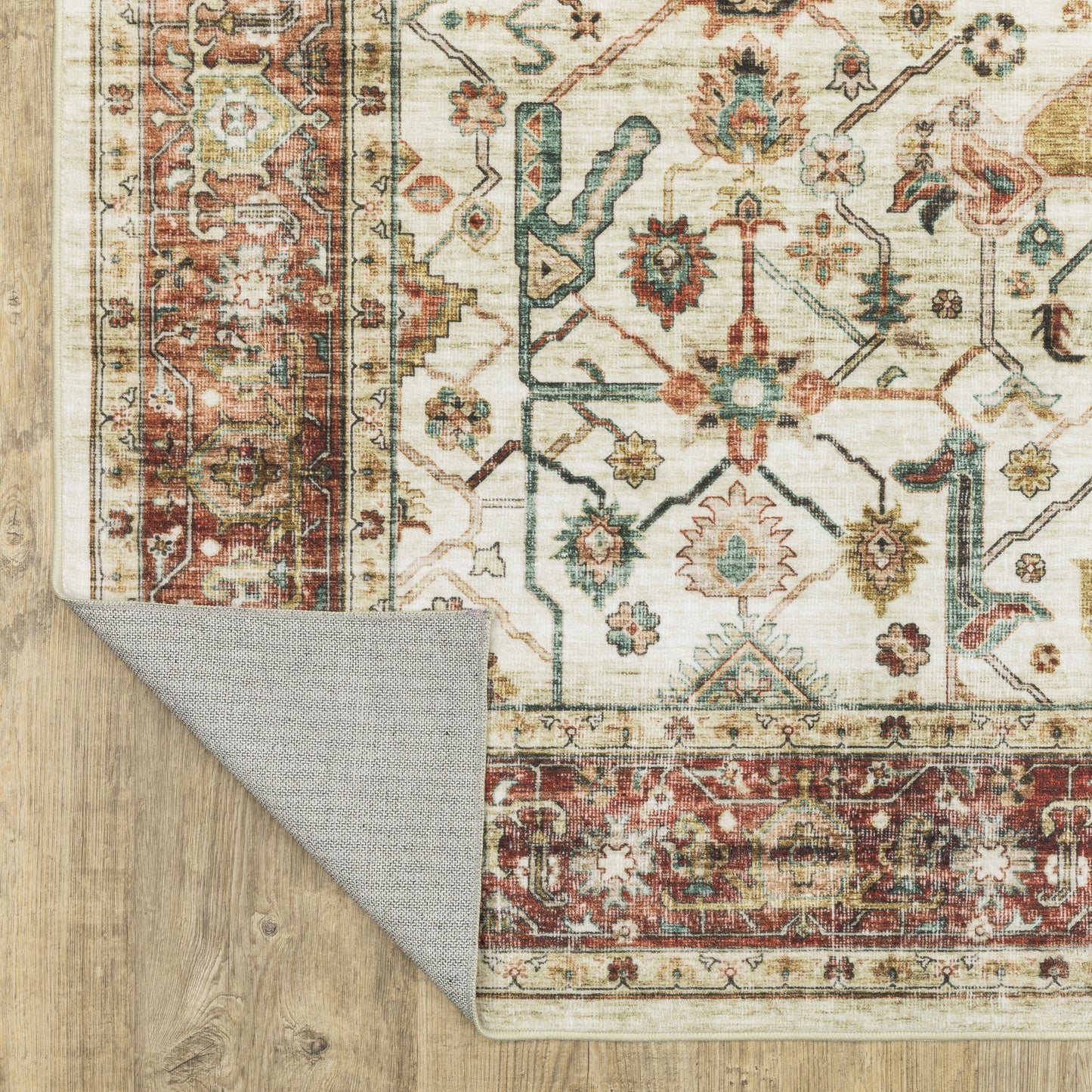 Oriental Weavers Sumter  Ivory Red Traditional