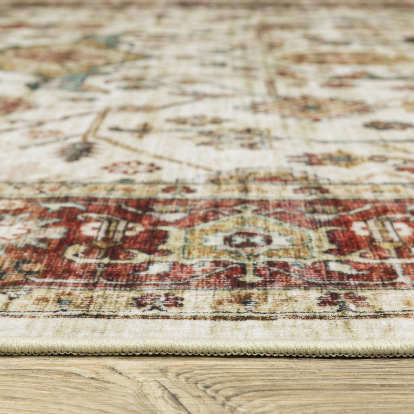Oriental Weavers Sumter  Ivory Red Traditional