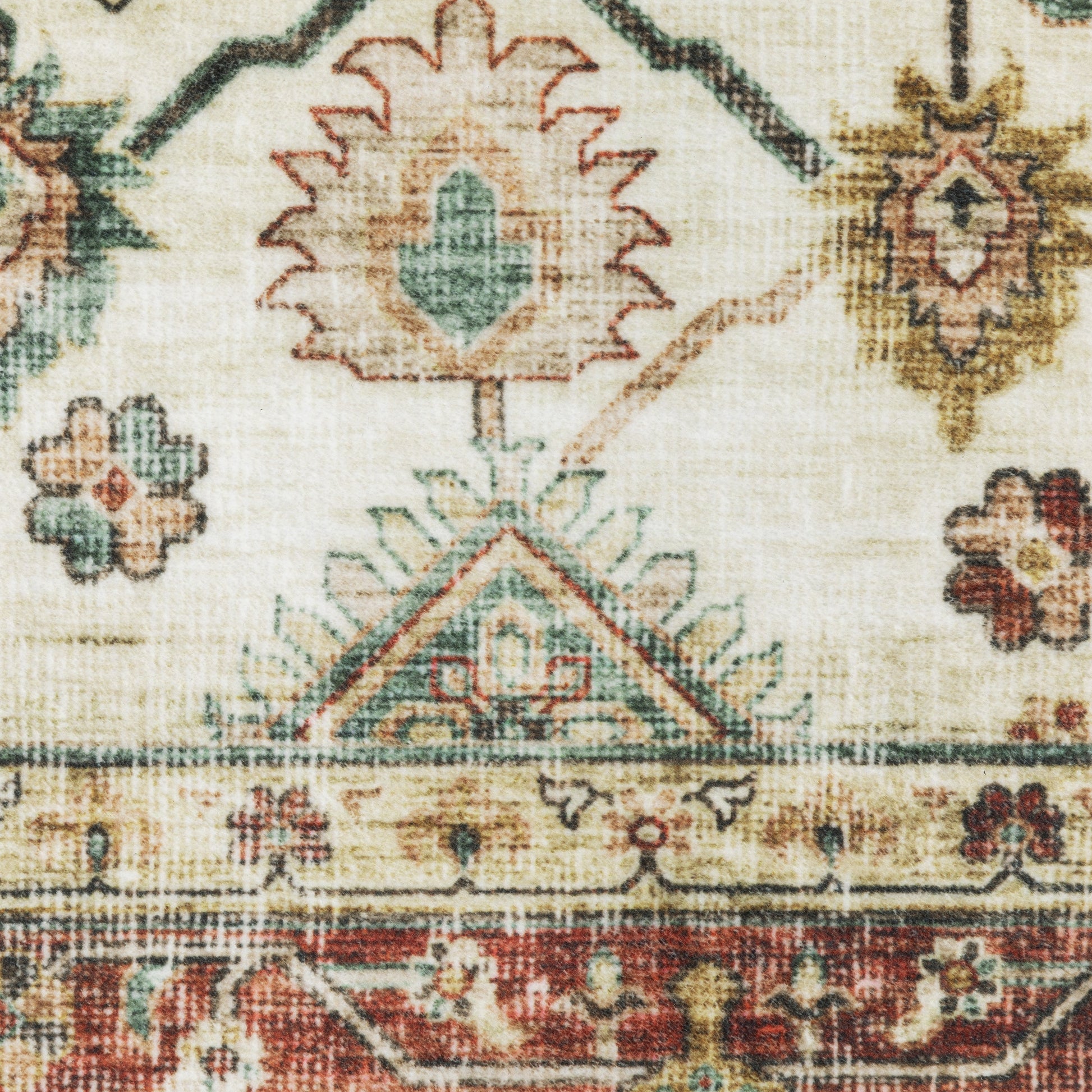 Oriental Weavers Sumter  Ivory Red Traditional