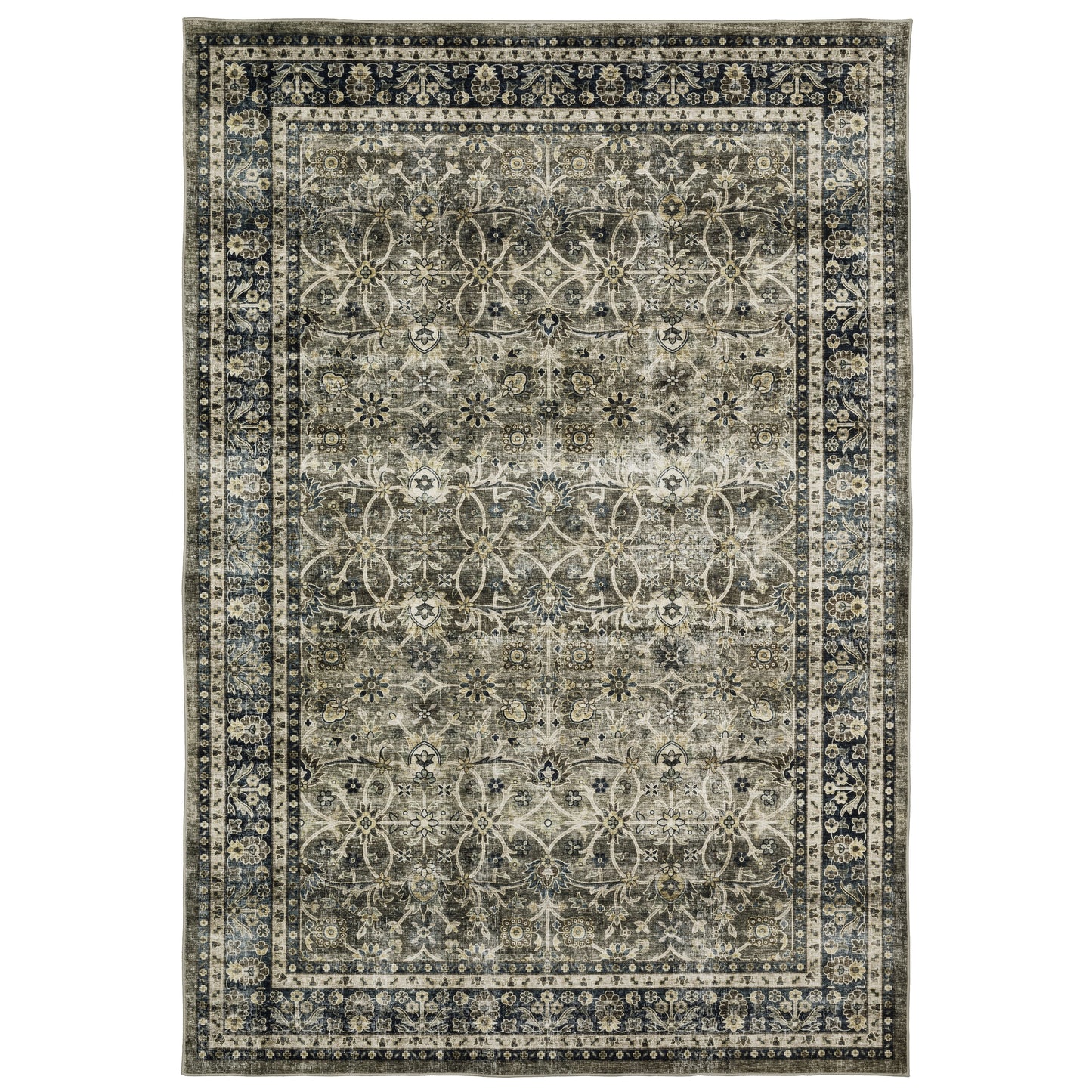 Oriental Weavers Sumter  Grey Blue Traditional