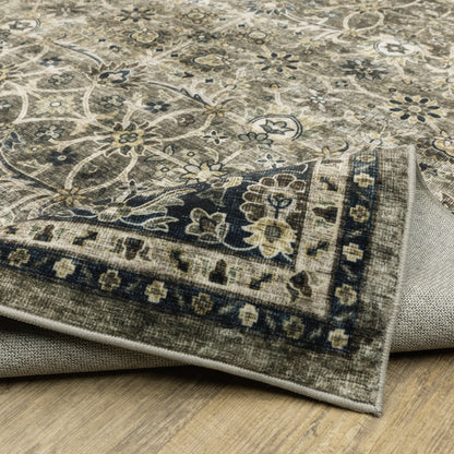 Oriental Weavers Sumter  Grey Blue Traditional