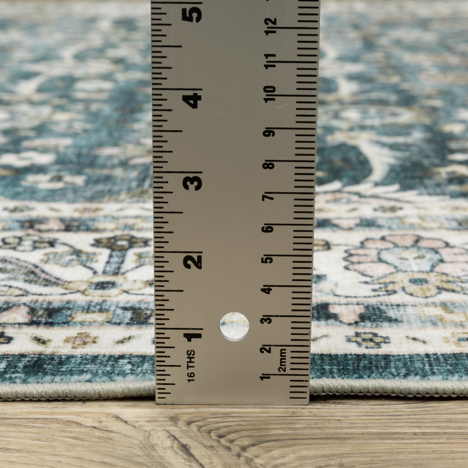 Oriental Weavers Sumter  Teal Ivory Traditional