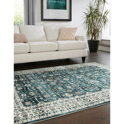 Oriental Weavers Sumter  Teal Ivory Traditional