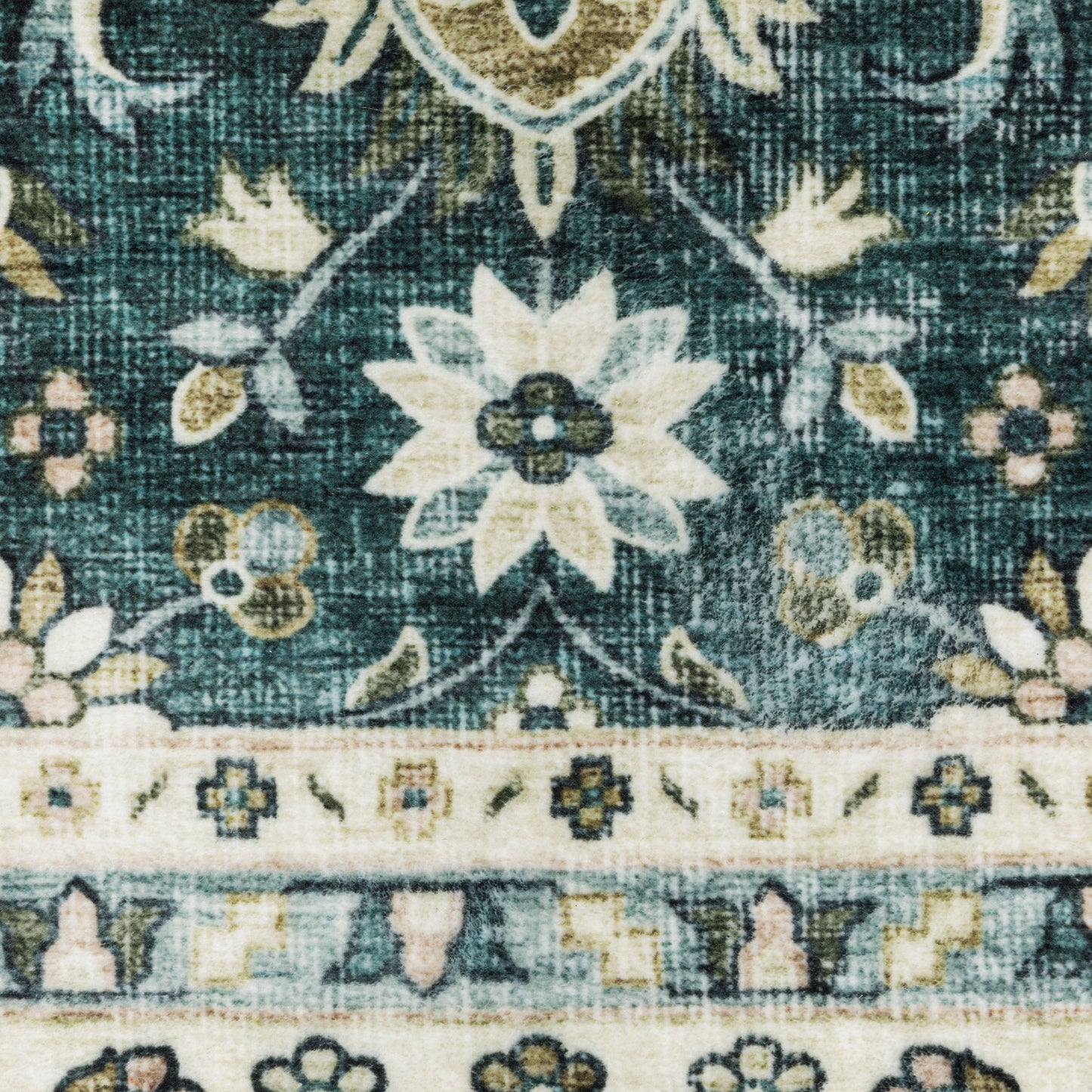 Oriental Weavers Sumter  Teal Ivory Traditional