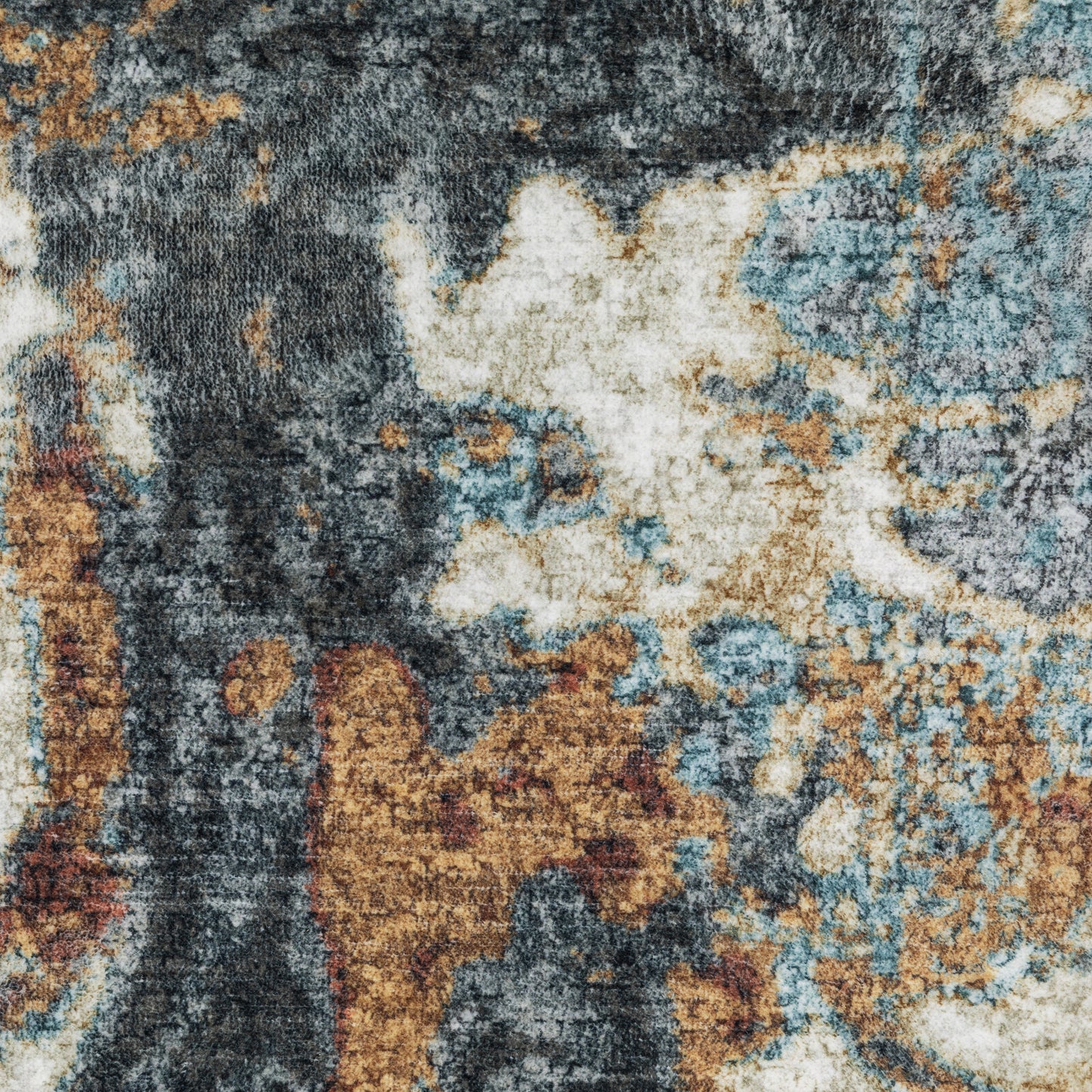 Oriental Weavers Sumter  Blue Rust Modern & Contemporary