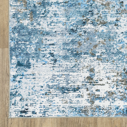 Oriental Weavers Sumter  Blue Ivory Modern & Contemporary