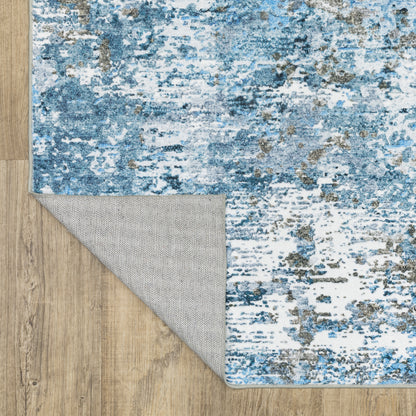 Oriental Weavers Sumter  Blue Ivory Modern & Contemporary