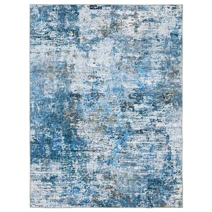 Oriental Weavers Sumter  Blue Ivory Modern & Contemporary