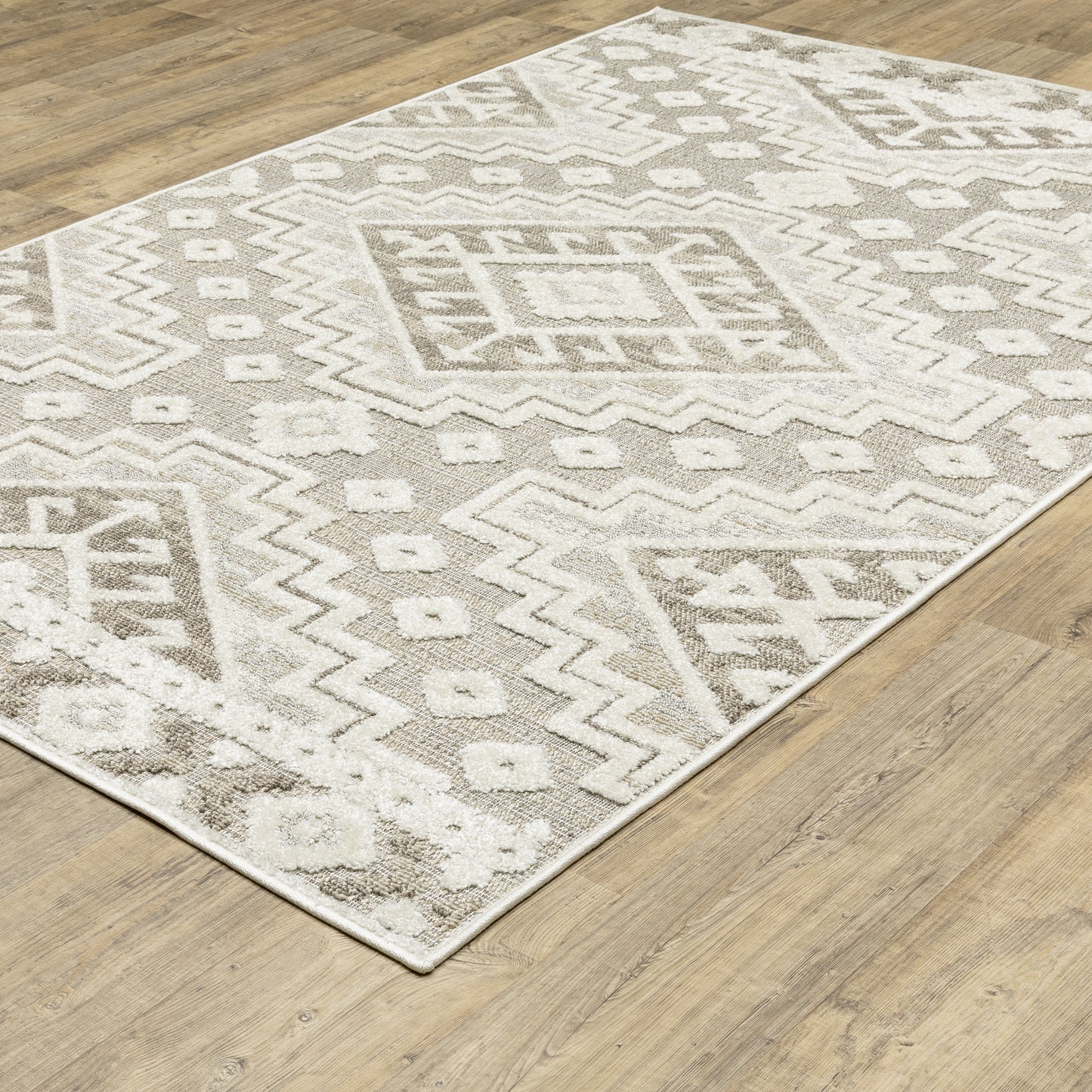 Oriental Weavers Tangier  Beige Brown Global