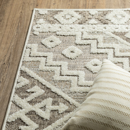Oriental Weavers Tangier  Beige Brown Global