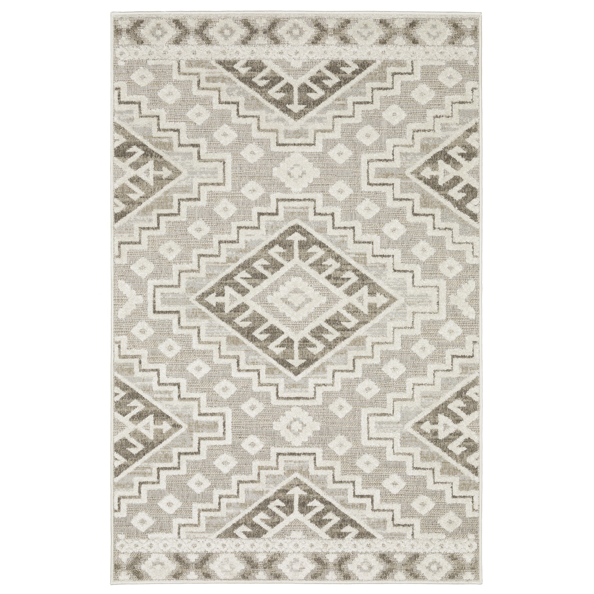 Oriental Weavers Tangier  Beige Brown Global