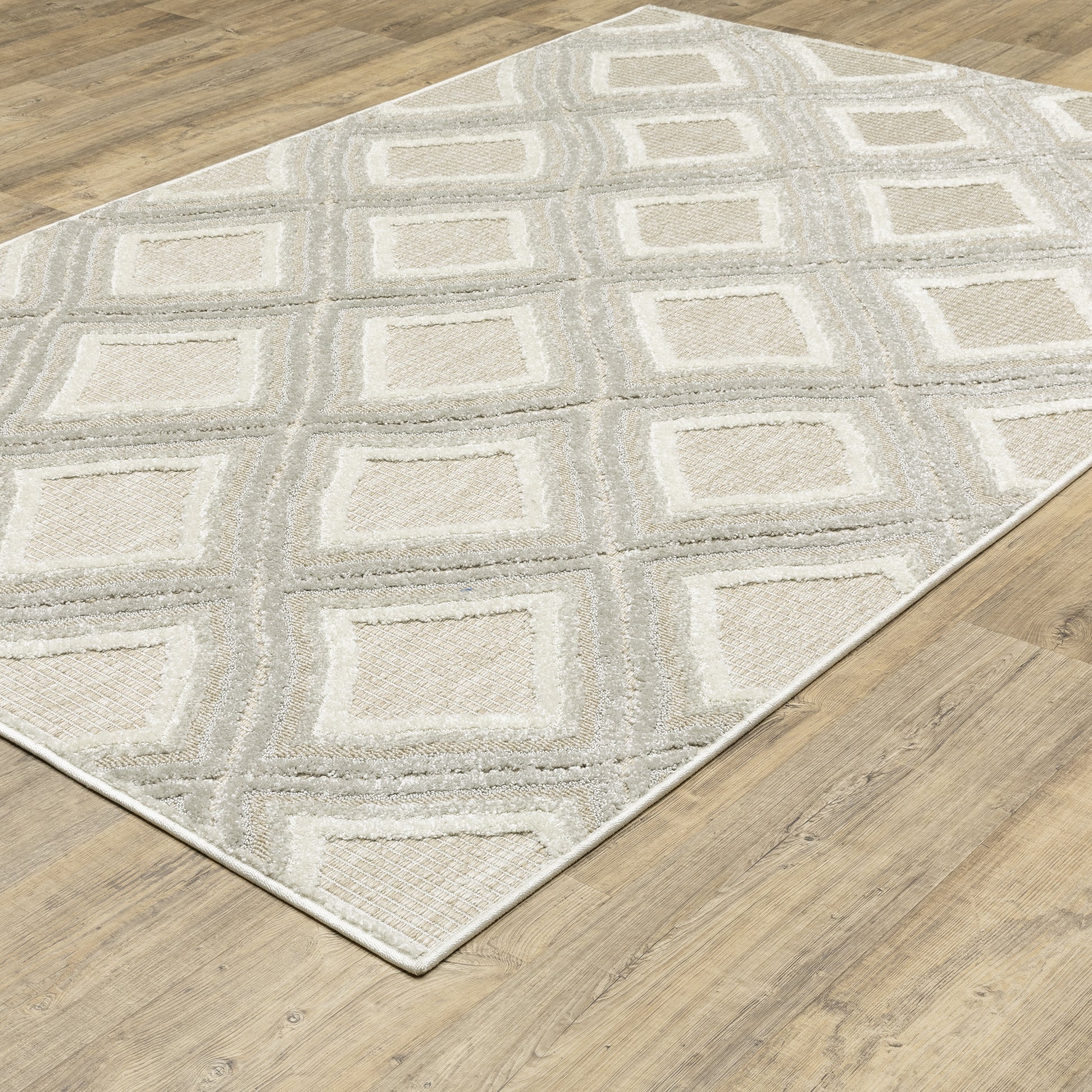 Oriental Weavers Tangier  Grey Beige Global