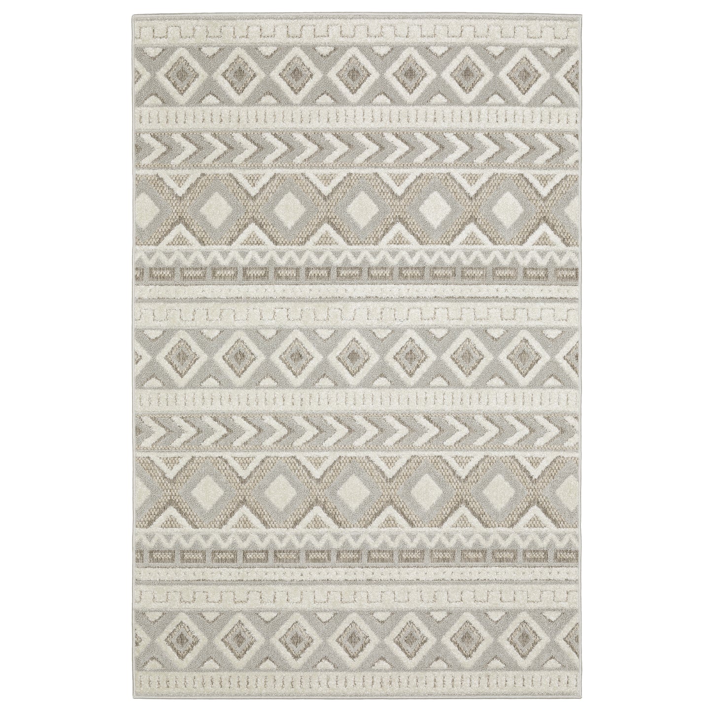 Oriental Weavers Tangier  Grey Beige Global