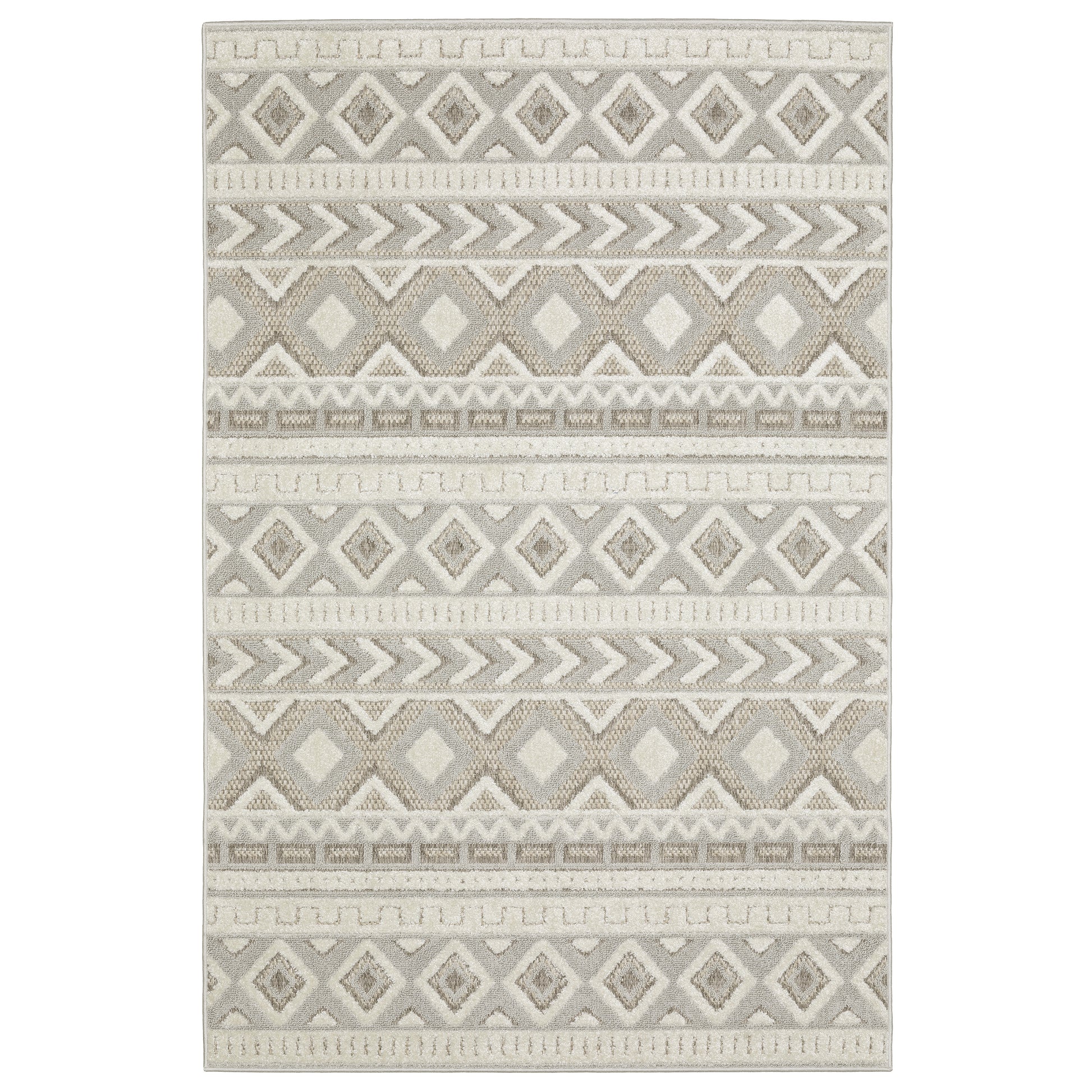 Oriental Weavers Tangier  Grey Beige Global
