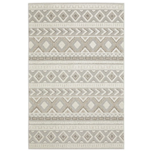 Oriental Weavers Tangier  Grey Beige Global