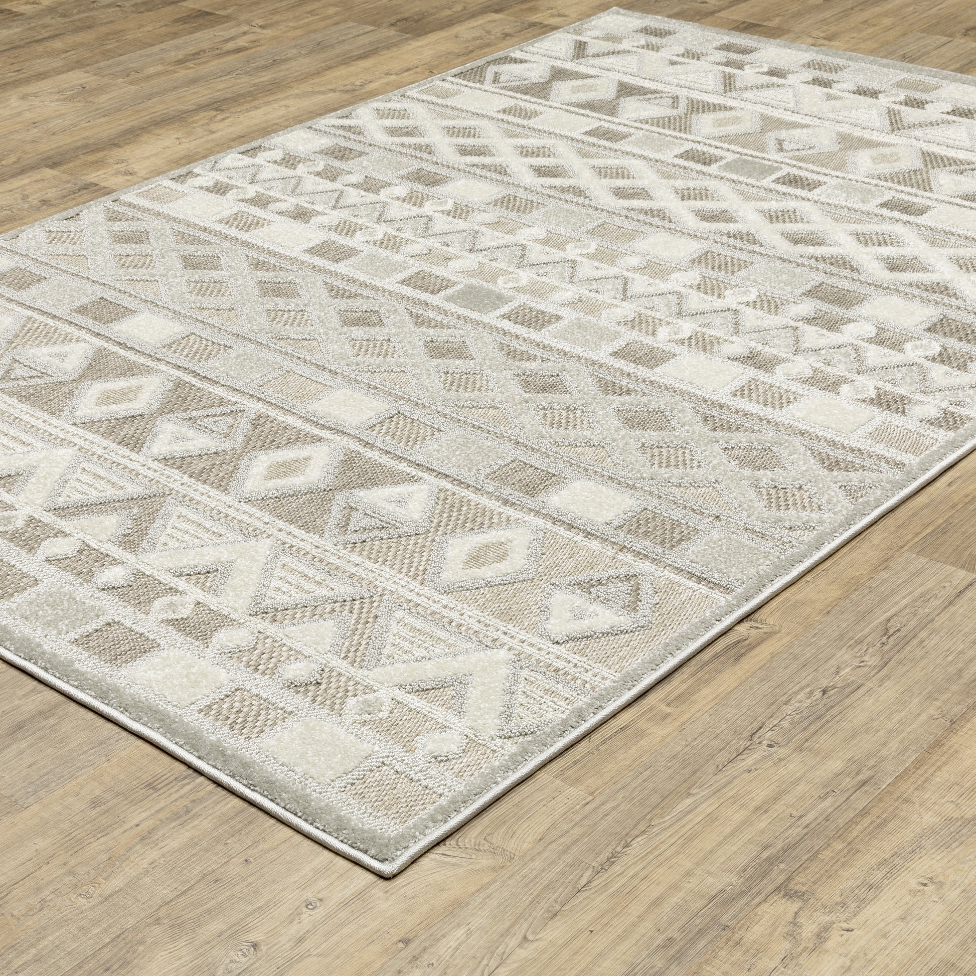Oriental Weavers Tangier  Beige Grey Global