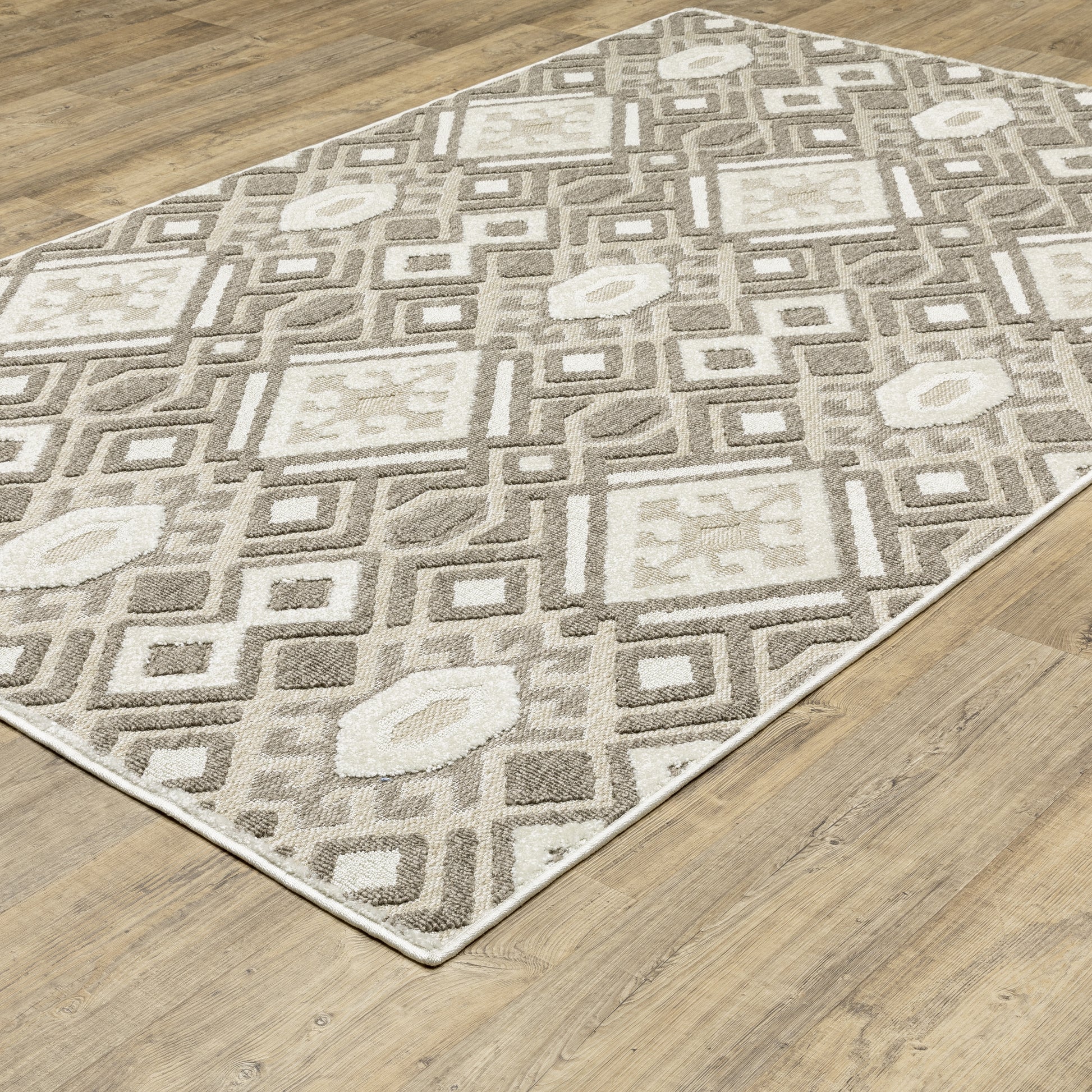 Oriental Weavers Tangier  Brown Beige Global
