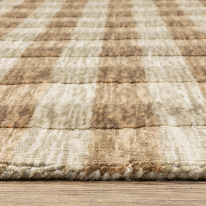 Oriental Weavers Thatcher  Beige Rust Scandinavian