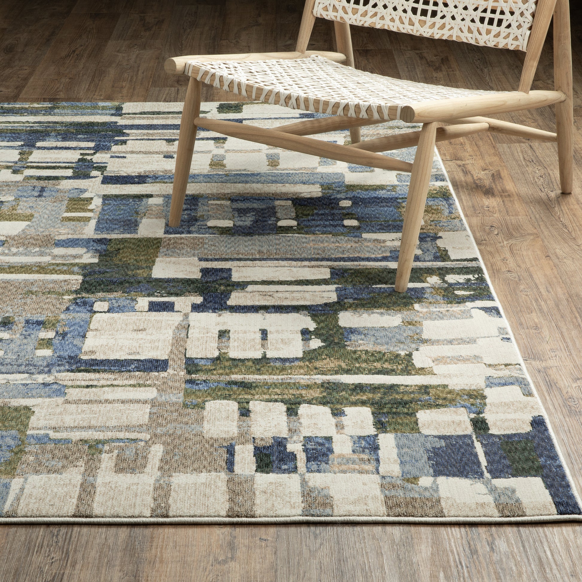 Oriental Weavers Tisdell  Blue Green Modern