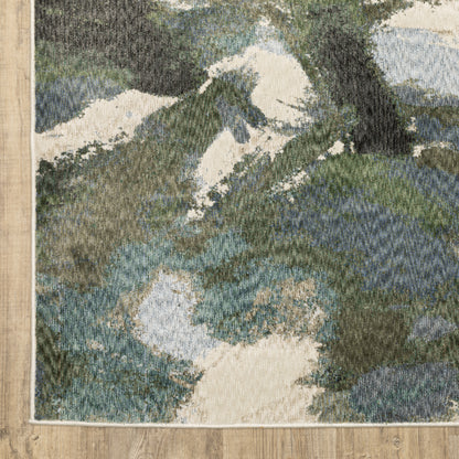 Oriental Weavers Tisdell  Blue Green Modern