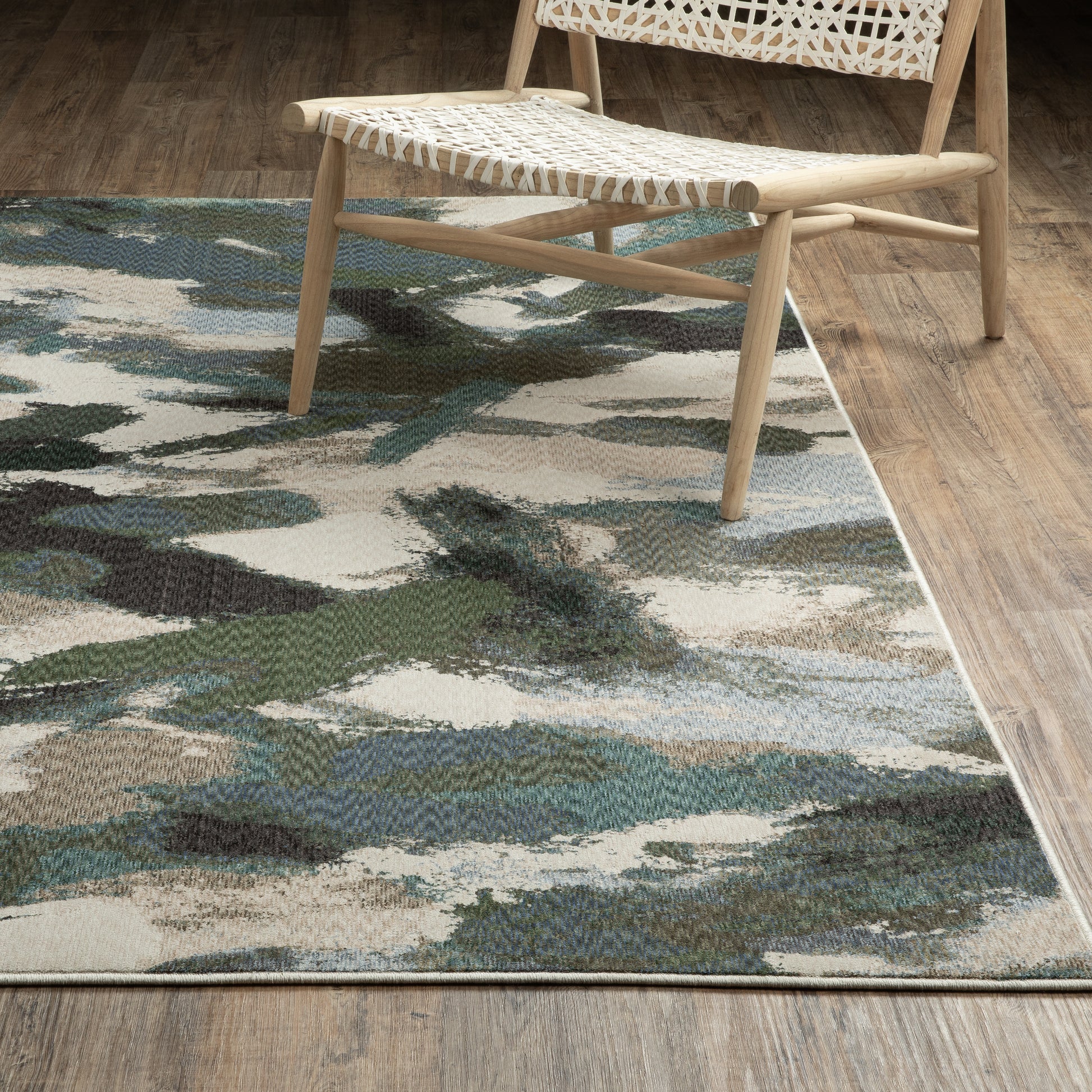 Oriental Weavers Tisdell  Blue Green Modern
