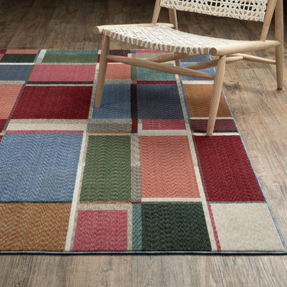 Oriental Weavers Tisdell  Multi-colored  Modern