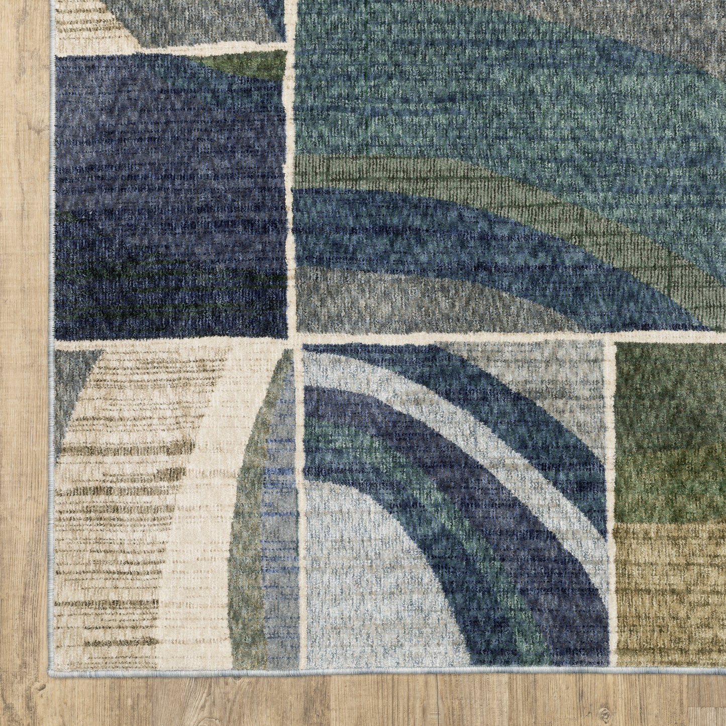 Oriental Weavers Tisdell  Blue Green Modern