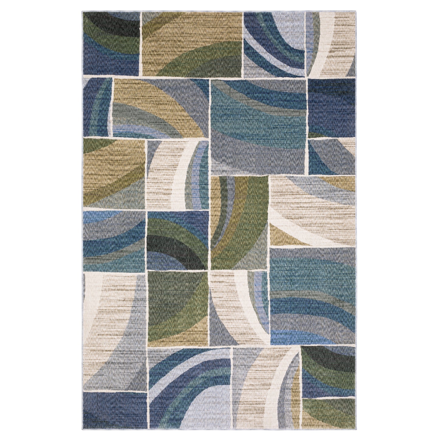 Oriental Weavers Tisdell  Blue Green Modern