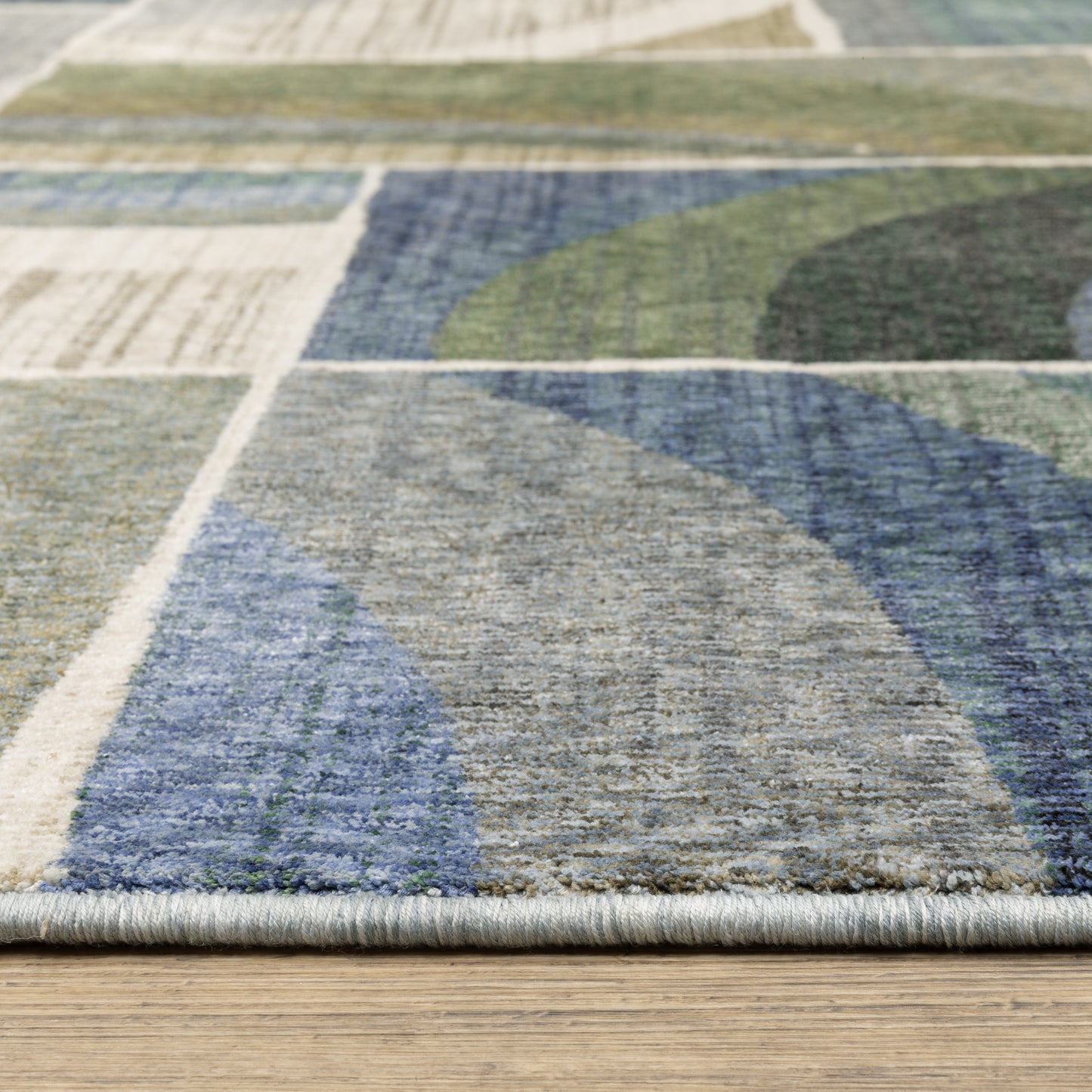 Oriental Weavers Tisdell  Blue Green Modern