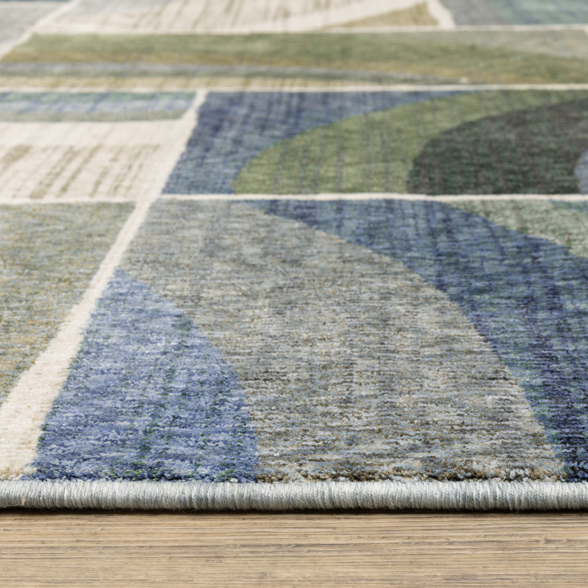 Oriental Weavers Tisdell  Blue Green Modern