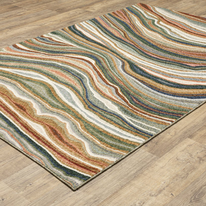 Oriental Weavers Tisdell  Multi-colored  Modern