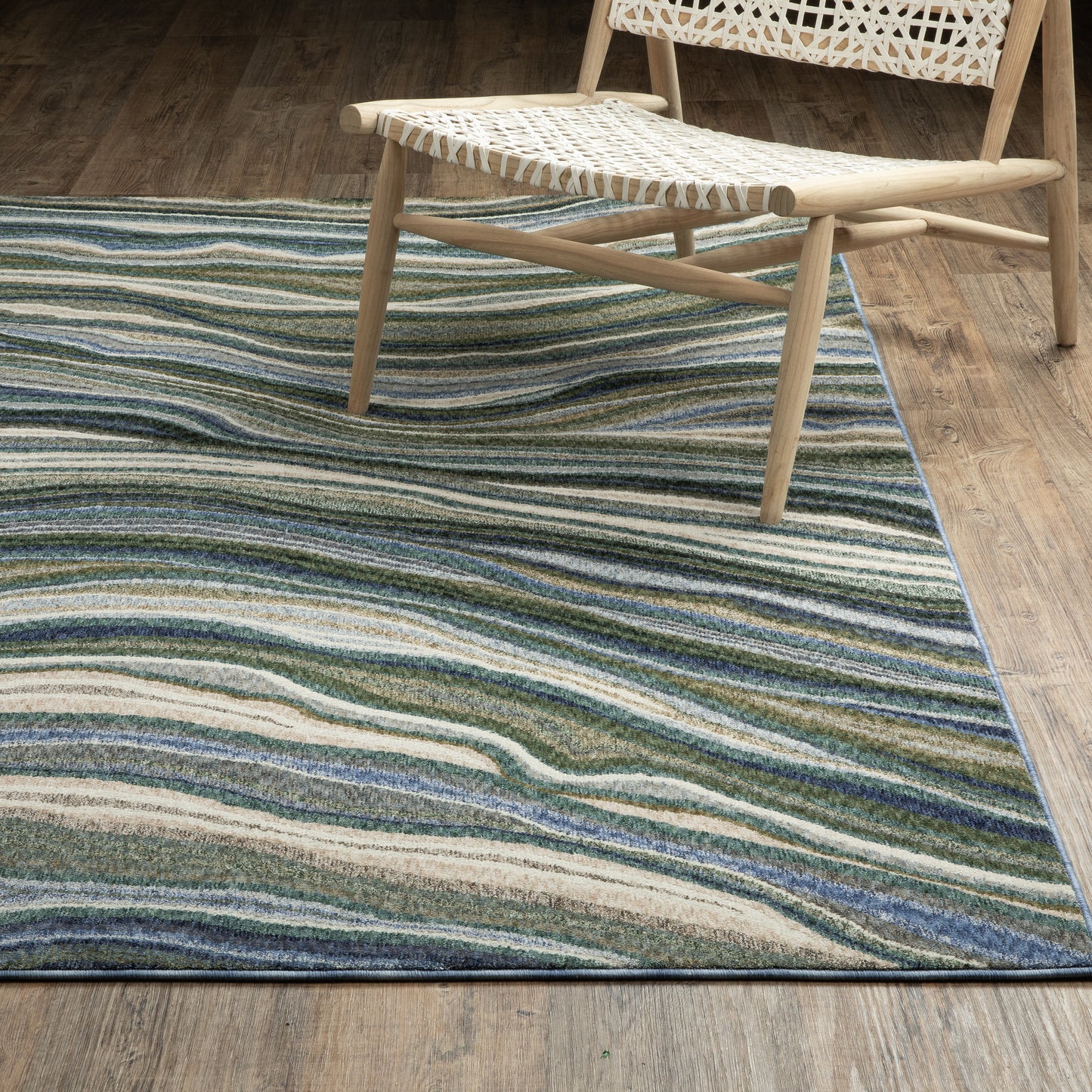 Oriental Weavers Tisdell  Green Blue Modern