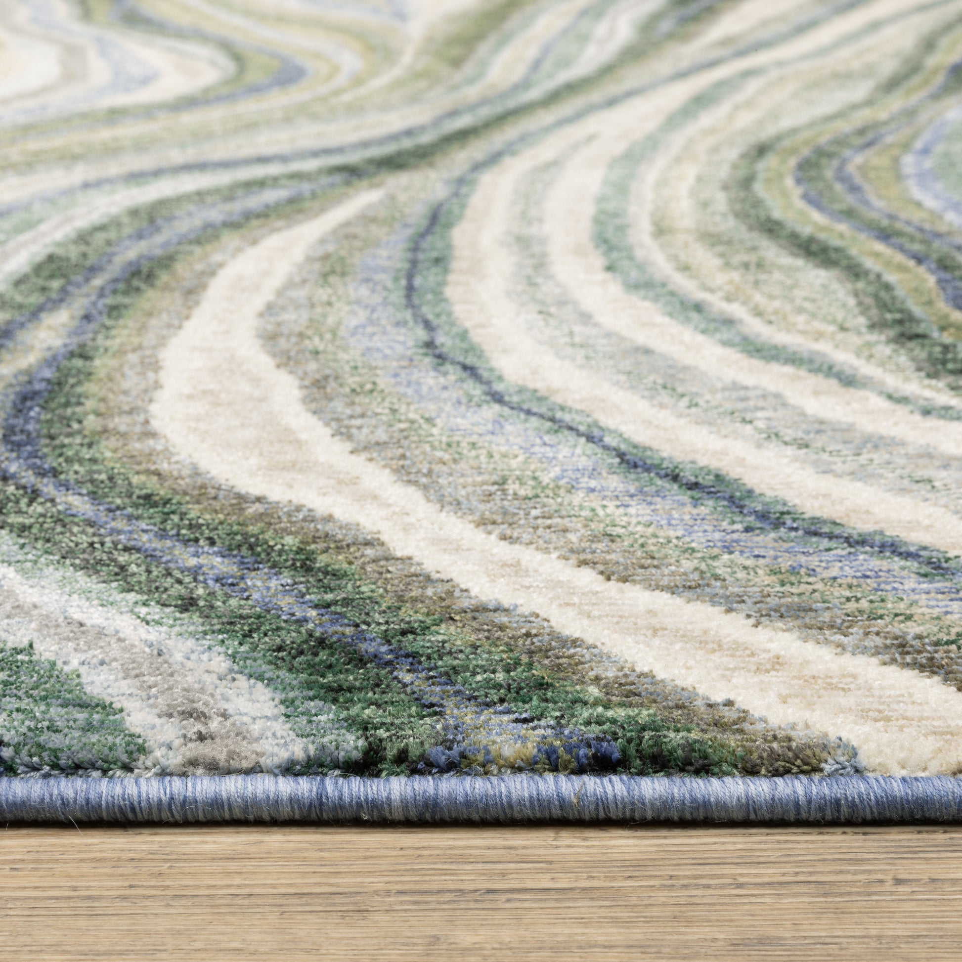 Oriental Weavers Tisdell  Green Blue Modern